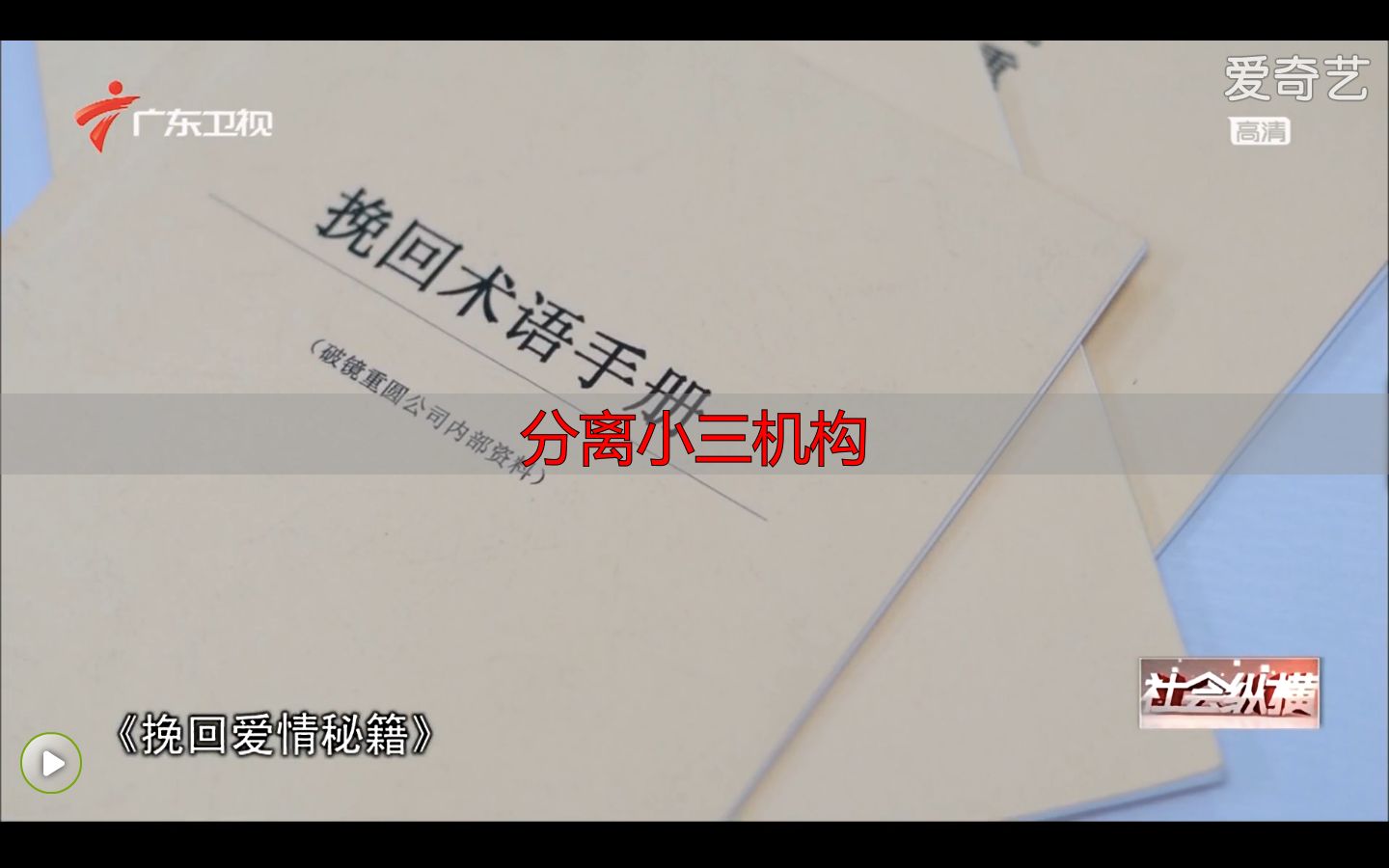 广东卫视报道破镜重圆公司