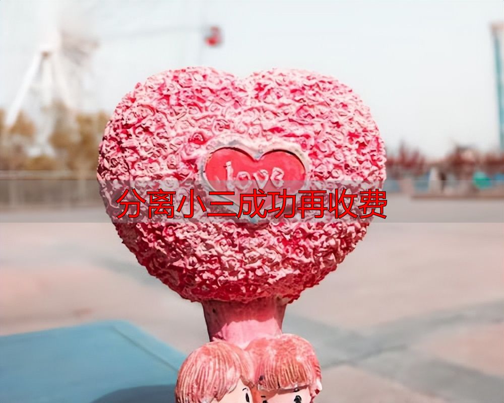 分离小三成功再收费